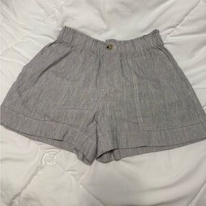 Lou & Grey High Waist Gray Women's Shorts